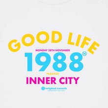 Load image into Gallery viewer, Good Life 1988 - White T-shirt