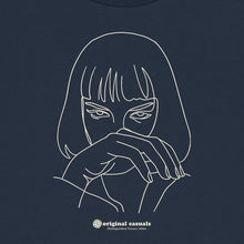 Load image into Gallery viewer, Pulp Linework - Navy T-shirt