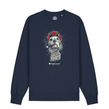 Load image into Gallery viewer, Bulldog Scribble - Navy Sweatshirt