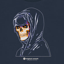 Load image into Gallery viewer, Terrace Skull - Navy T-shirt