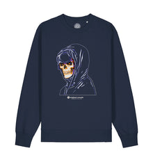 Load image into Gallery viewer, Terrace Skull - Navy Sweatshirt