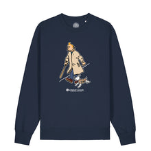 Load image into Gallery viewer, Original Casuals 'The Burberry Look' Navy Sweatshirt