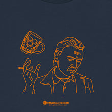 Load image into Gallery viewer, Begbie Linework - Navy T-shirt
