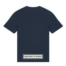 Load image into Gallery viewer, Cigarettes &amp; Alcohol - Navy T-shirt
