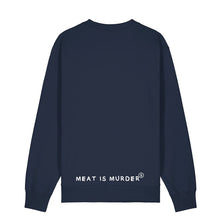 Load image into Gallery viewer, Meat Is Murder - Navy Sweatshirt
