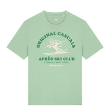 Load image into Gallery viewer, Original Casuals &#39;Skier&#39; Misty Green T-shirt
