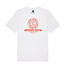 Load image into Gallery viewer, Social Club Curve &#39;White with Red print&#39;
