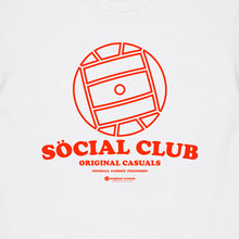 Load image into Gallery viewer, Social Club Curve &#39;White with Red print&#39;
