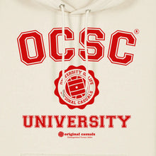 Load image into Gallery viewer, University Of Casuals - Raw Hoodie
