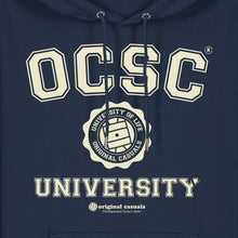 Load image into Gallery viewer, University Of Casuals - Navy Hoodie
