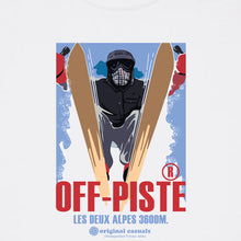 Load image into Gallery viewer, Original Casuals &#39;Off-Piste&#39; White T-shirt
