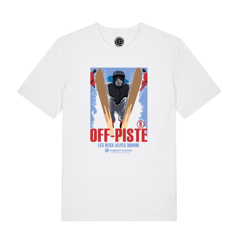 Original Casuals 'Off-Piste' White T-shirt