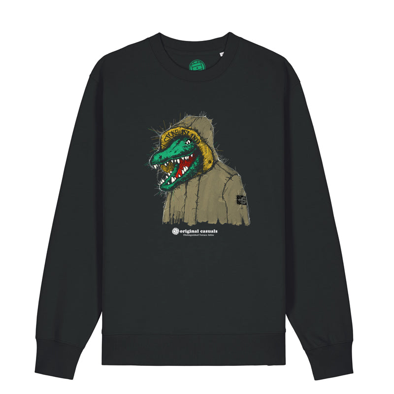 Original Casuals 'Casual Croc' Black Sweatshirt