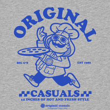 Load image into Gallery viewer, Original Casuals &#39;Pizza Guy&#39; Grey T-shirt
