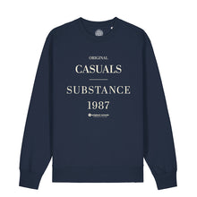 Load image into Gallery viewer, Original Casuals 'Substance' Navy Sweatshirt
